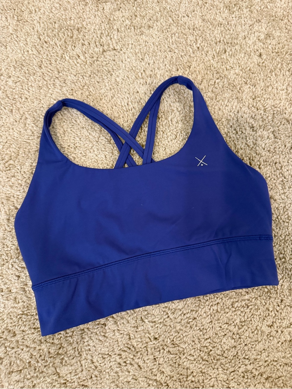 Free Spirit "Uplift" Sports Bra, Small (Cobalt Blue)!